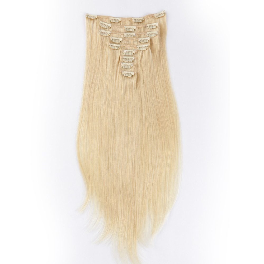 Clip in hiar 100g 120g 140g 200g 300g  clip in remy unique hair products natural color human hair extension clip in HN222